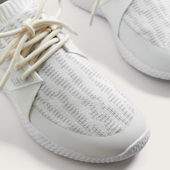 mango sneakers white